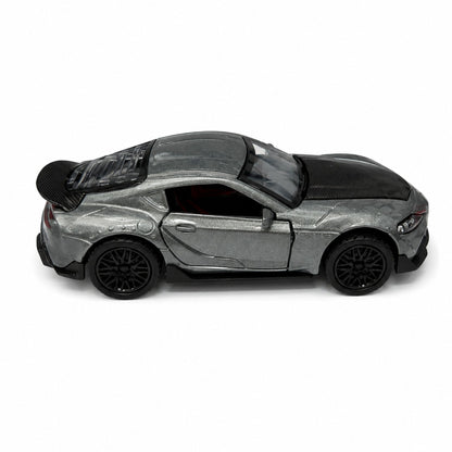 Realistic Sports Car Diecast Toy with Pull Back Action