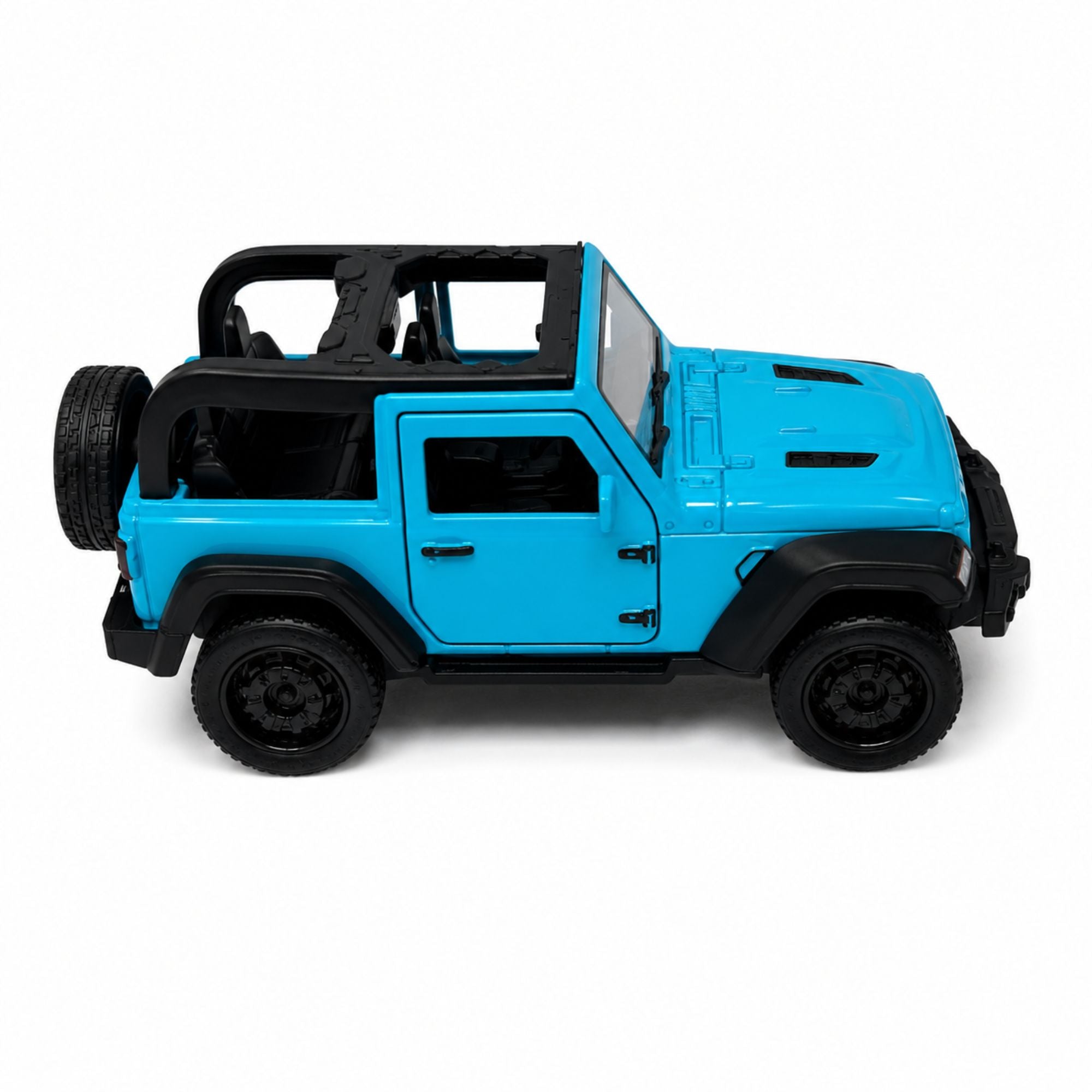 Plastic Off-Road SUV Toy with Pull Back Action for Kids