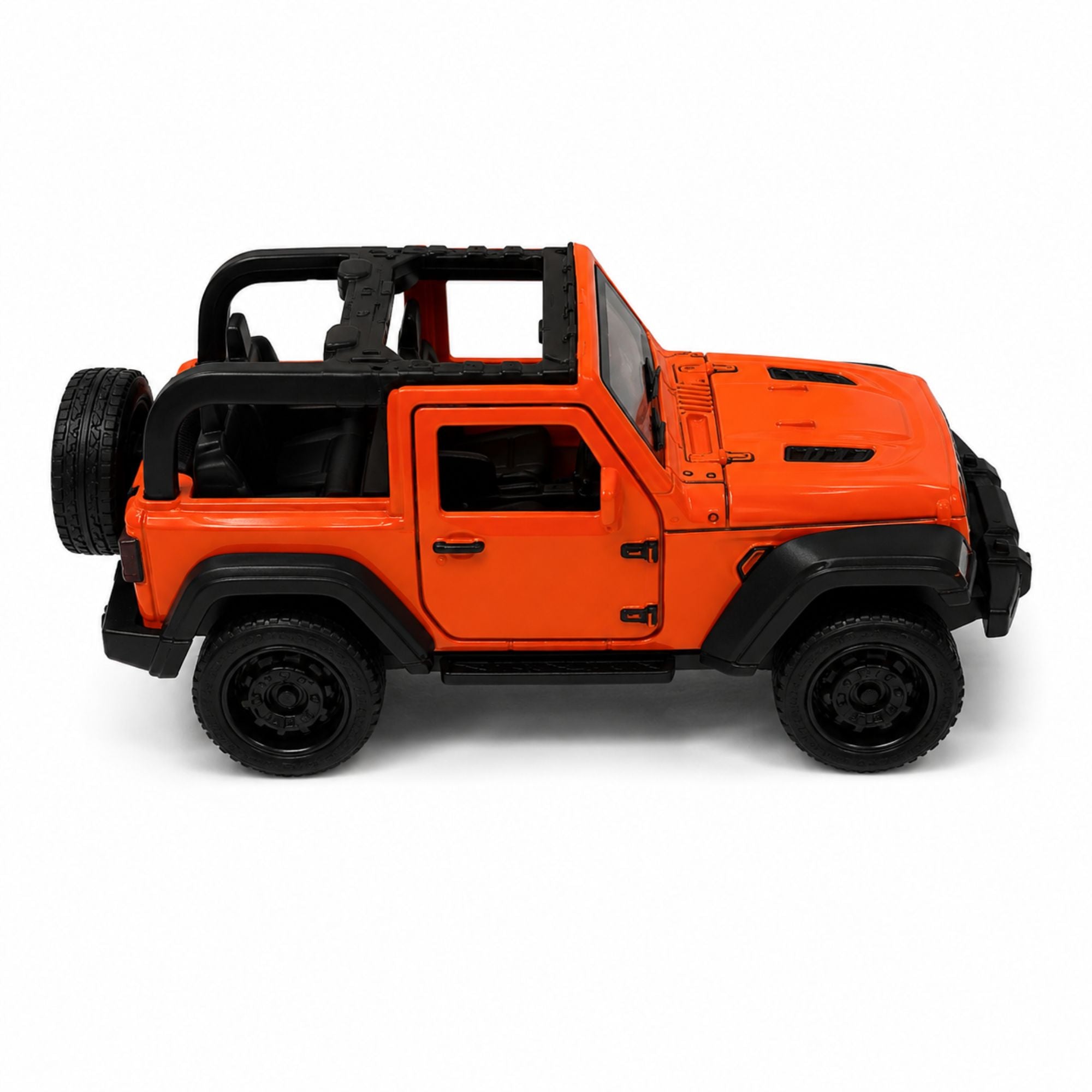 Pull Back Plastic Off-Road SUV Toy with Opening Doors