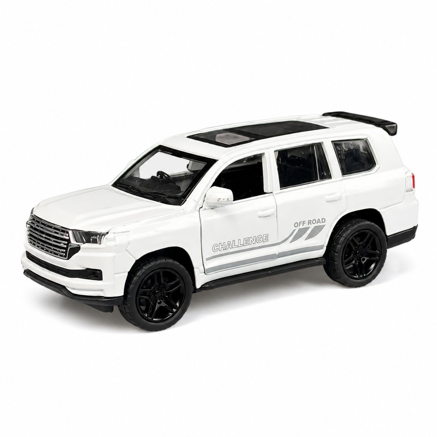 Off Road Diecast SUV Model Car with Pull Back & Opening Doors