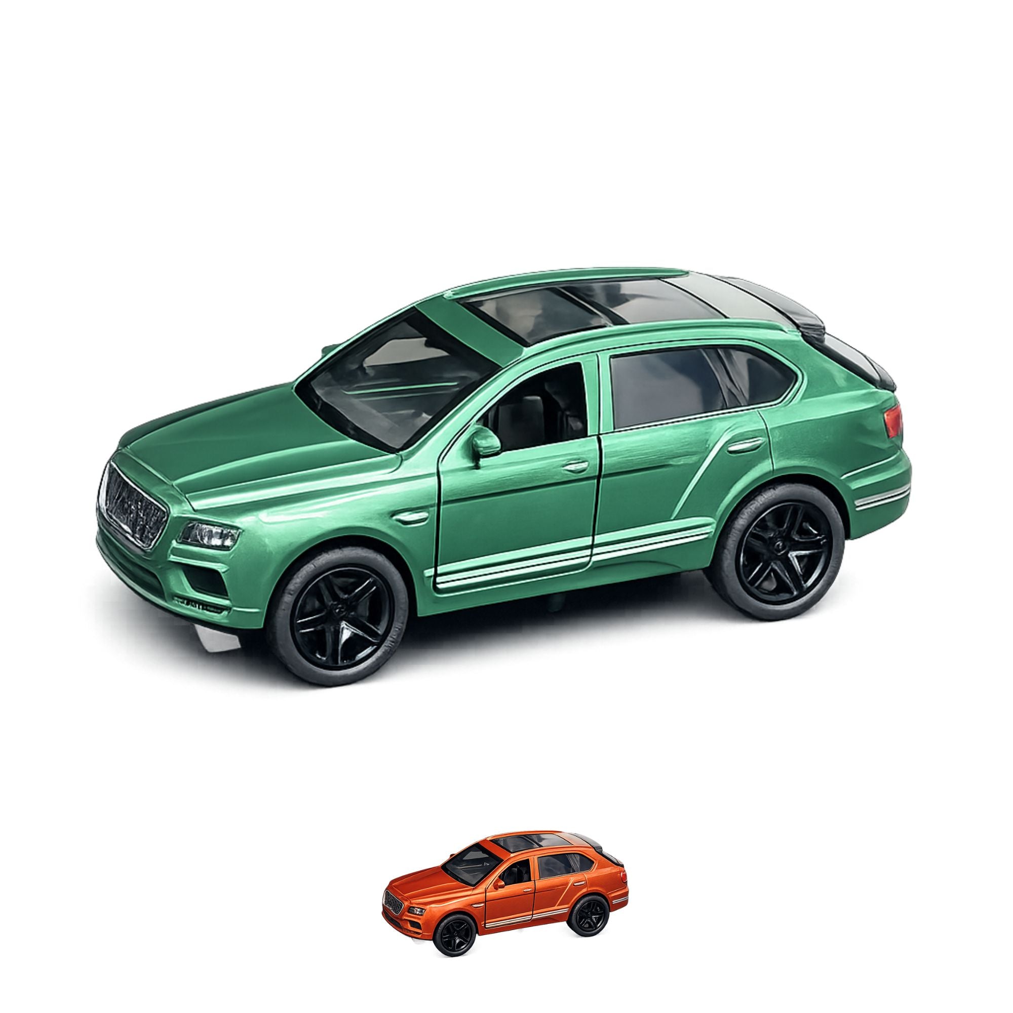 Diecast Off Road SUV Model Car with Opening Doors Pull Back