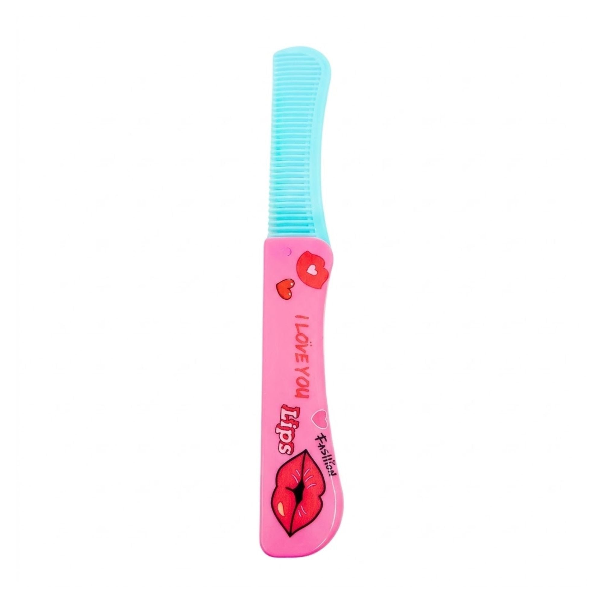 Folding Hair Comb Compact Grooming Tool Travel Friendly product detail image