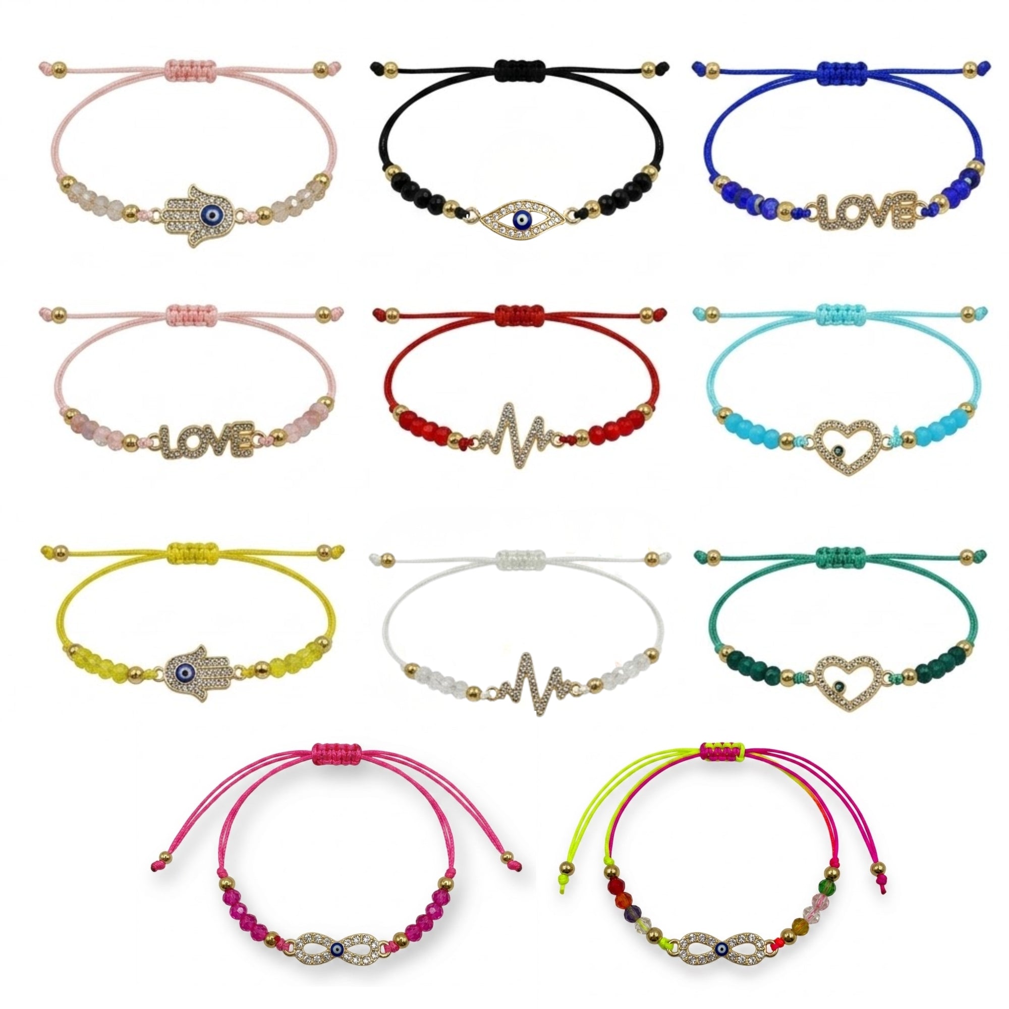 Elegant Adjustable Charm Bracelet with Sparkling Accents Bracelets main product image