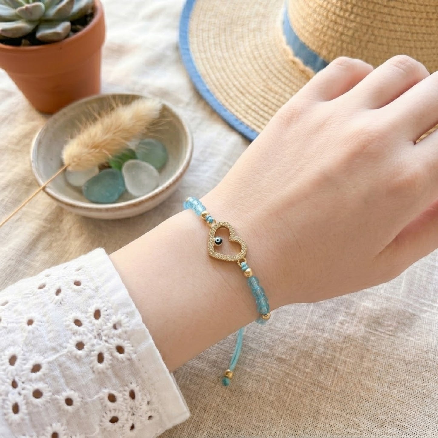 Elegant Adjustable Charm Bracelet with Sparkling Accents Bracelets product image 15