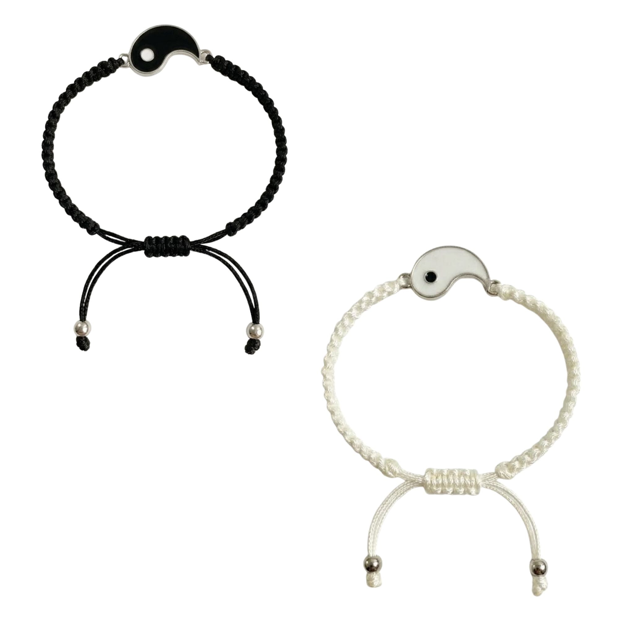 Adjustable Yin Yang Beaded Bracelet for Men & Women Bracelets main product image