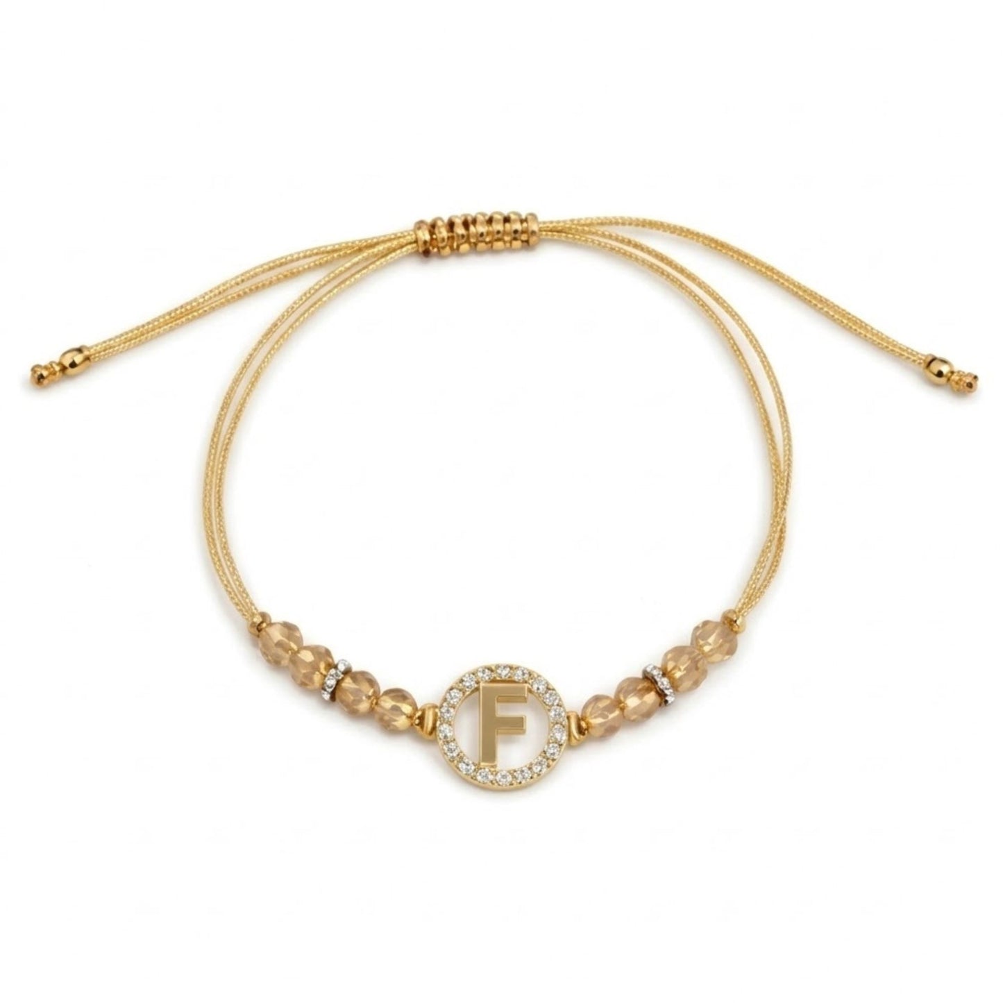 Unisex Alphabet Letter Colored Adjustable Beaded Bracelet Bracelets product image 7