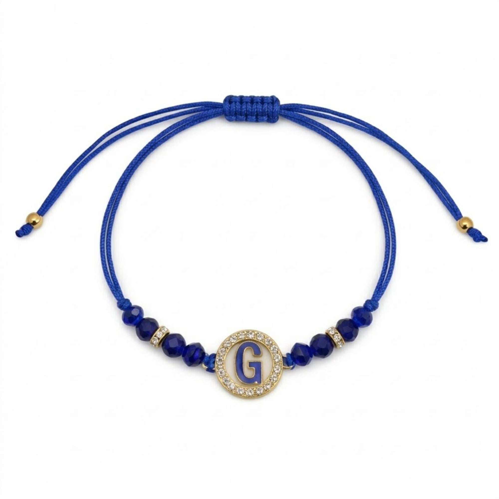 Unisex Alphabet Letter Colored Adjustable Beaded Bracelet Bracelets product image 8
