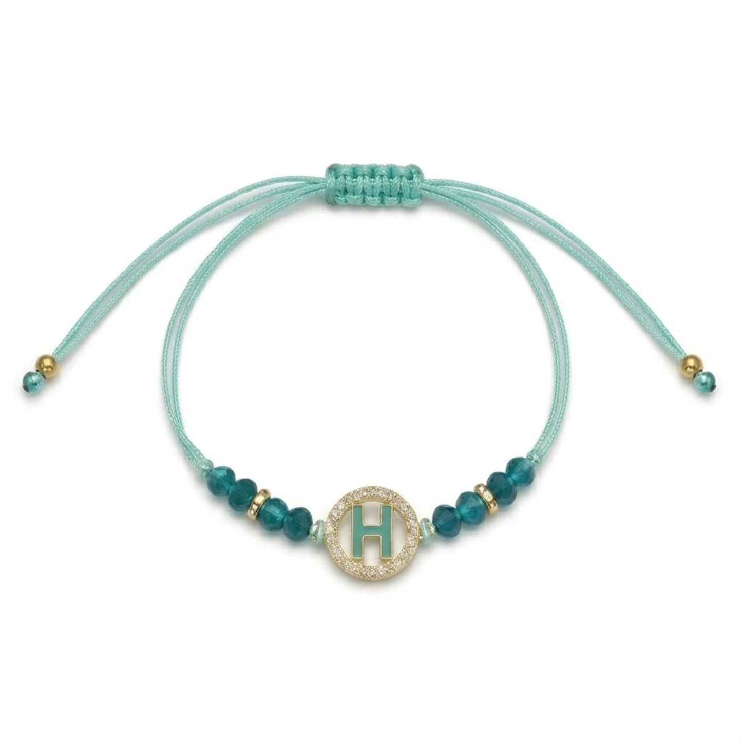 Unisex Alphabet Letter Colored Adjustable Beaded Bracelet Bracelets product image 9