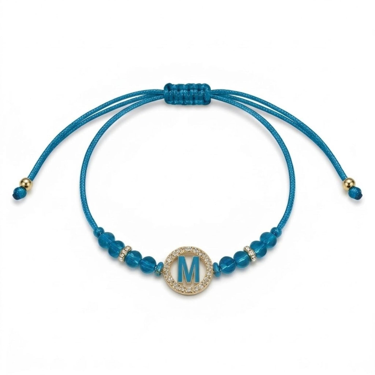 Unisex Alphabet Letter Colored Adjustable Beaded Bracelet Bracelets product image 11