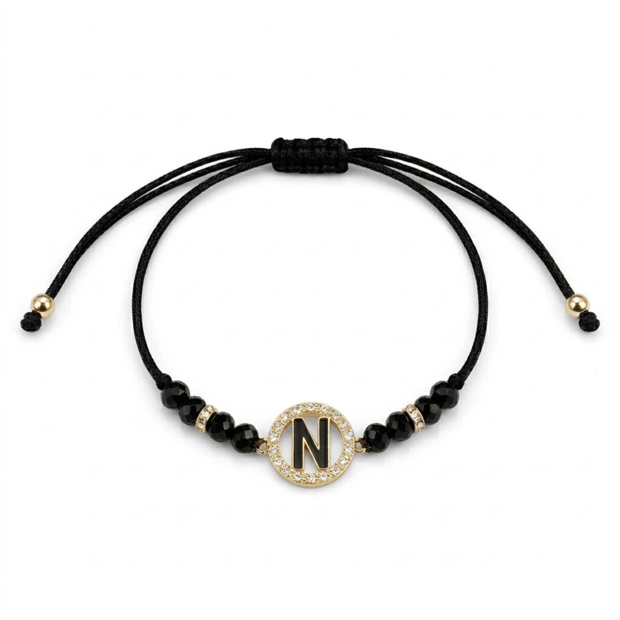 Unisex Alphabet Letter Colored Adjustable Beaded Bracelet Bracelets product image 13