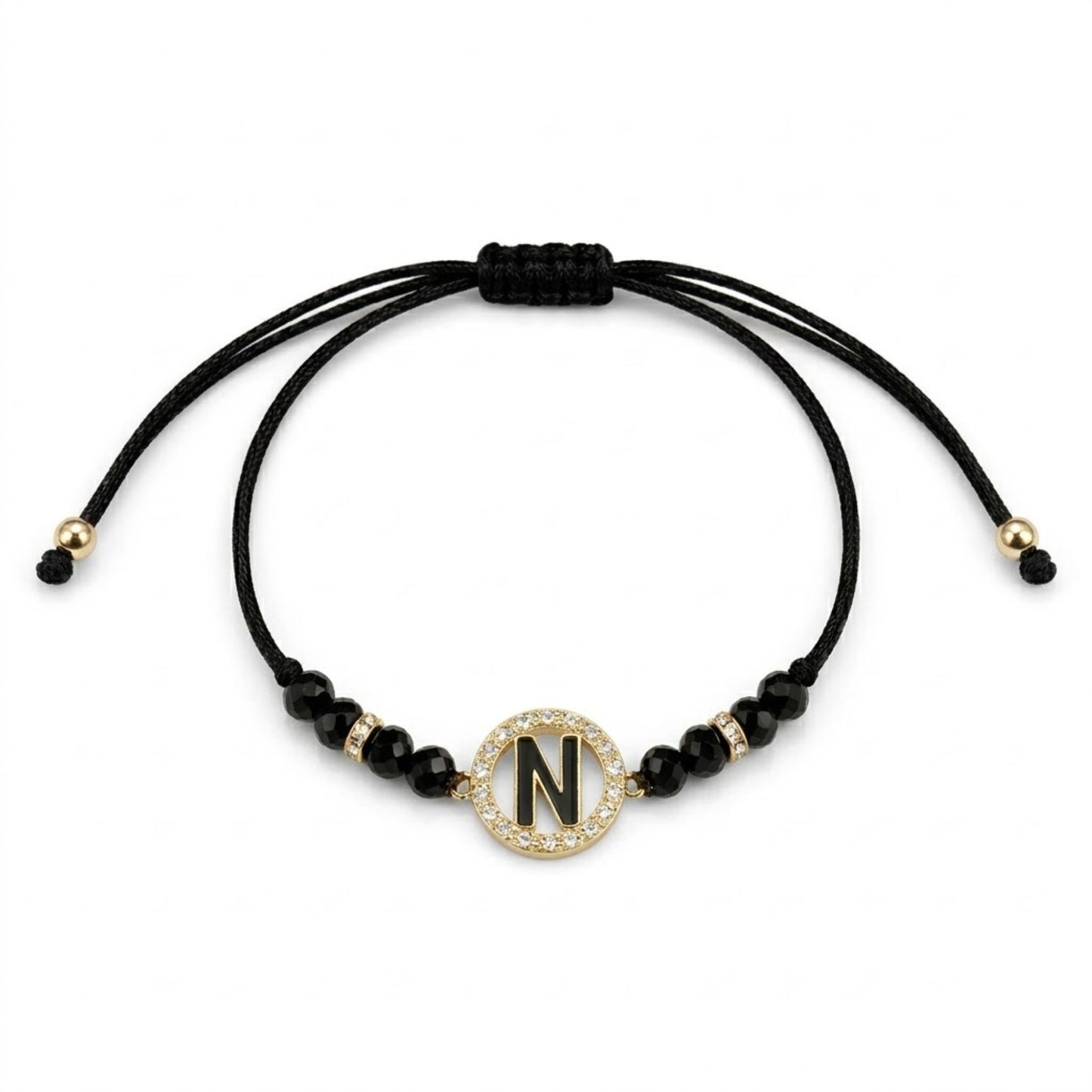 Unisex Alphabet Letter Colored Adjustable Beaded Bracelet Bracelets product image 13