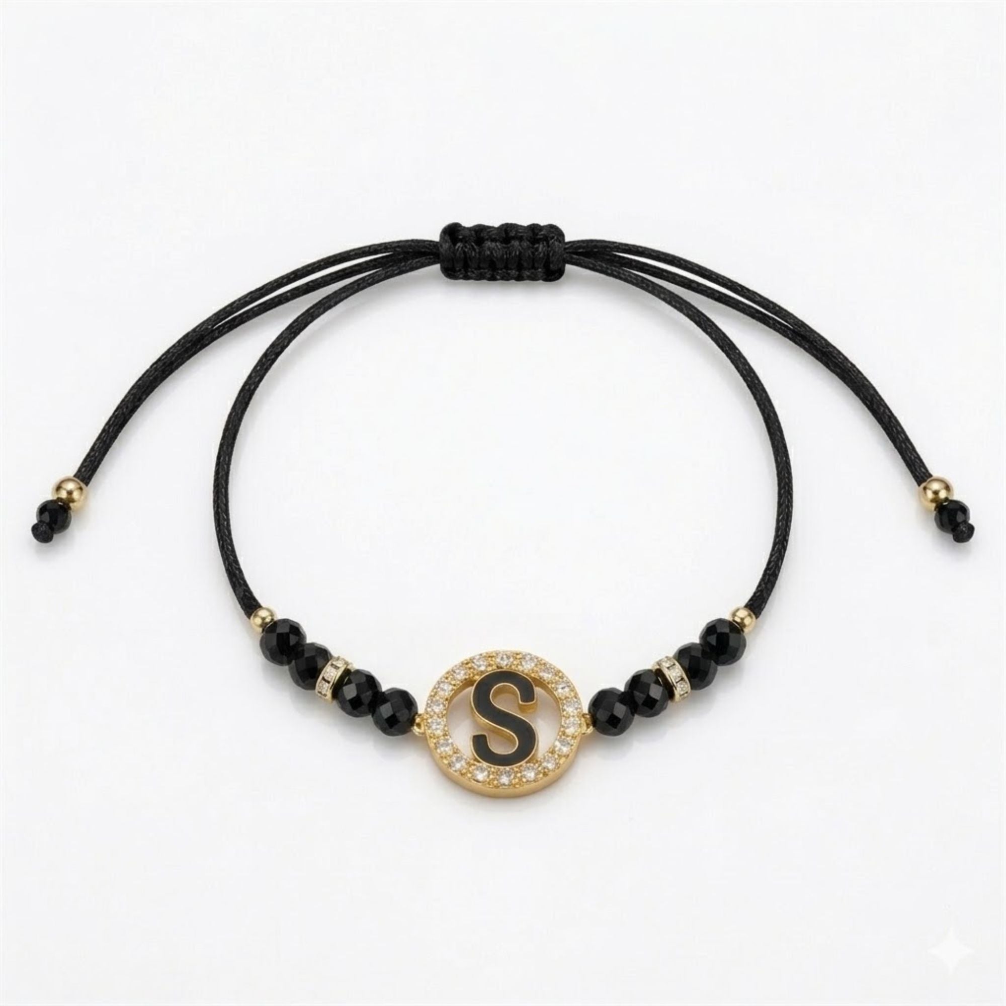 Unisex Alphabet Letter Colored Adjustable Beaded Bracelet Bracelets product image 12