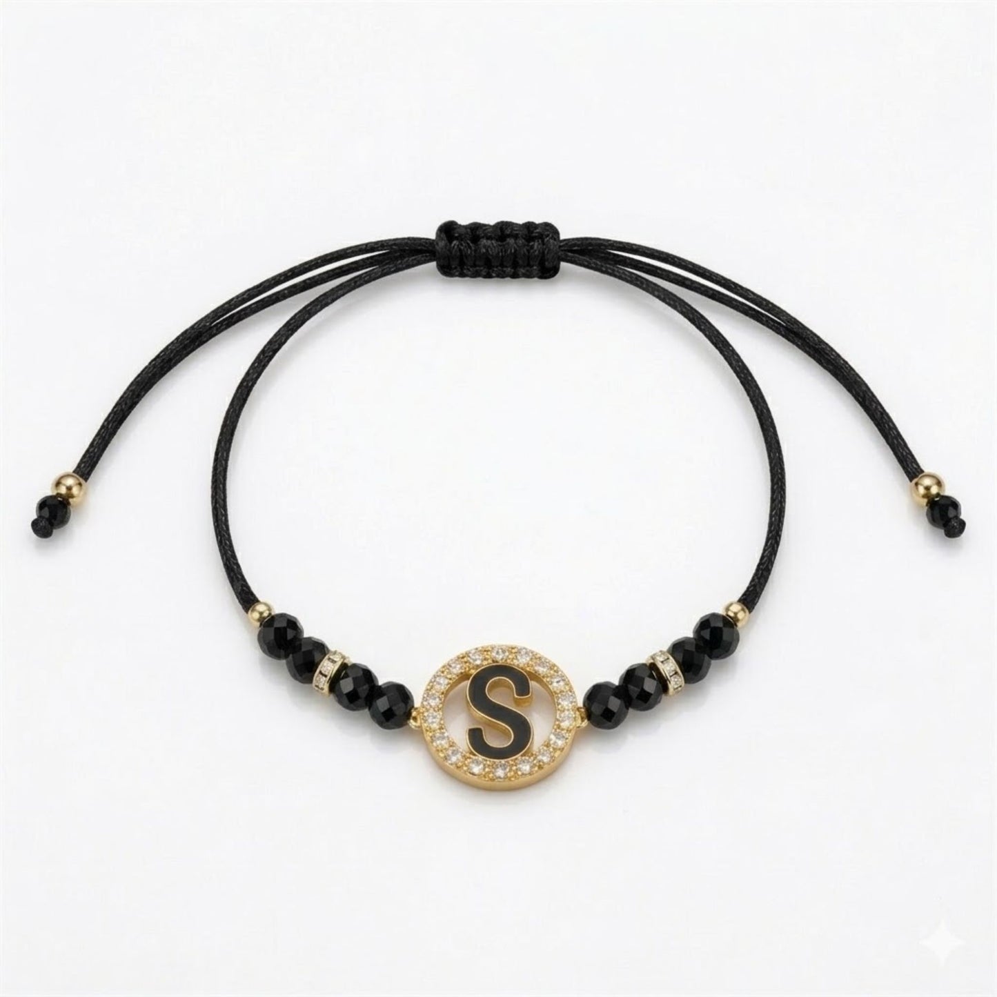 Unisex Alphabet Letter Colored Adjustable Beaded Bracelet Bracelets product image 12
