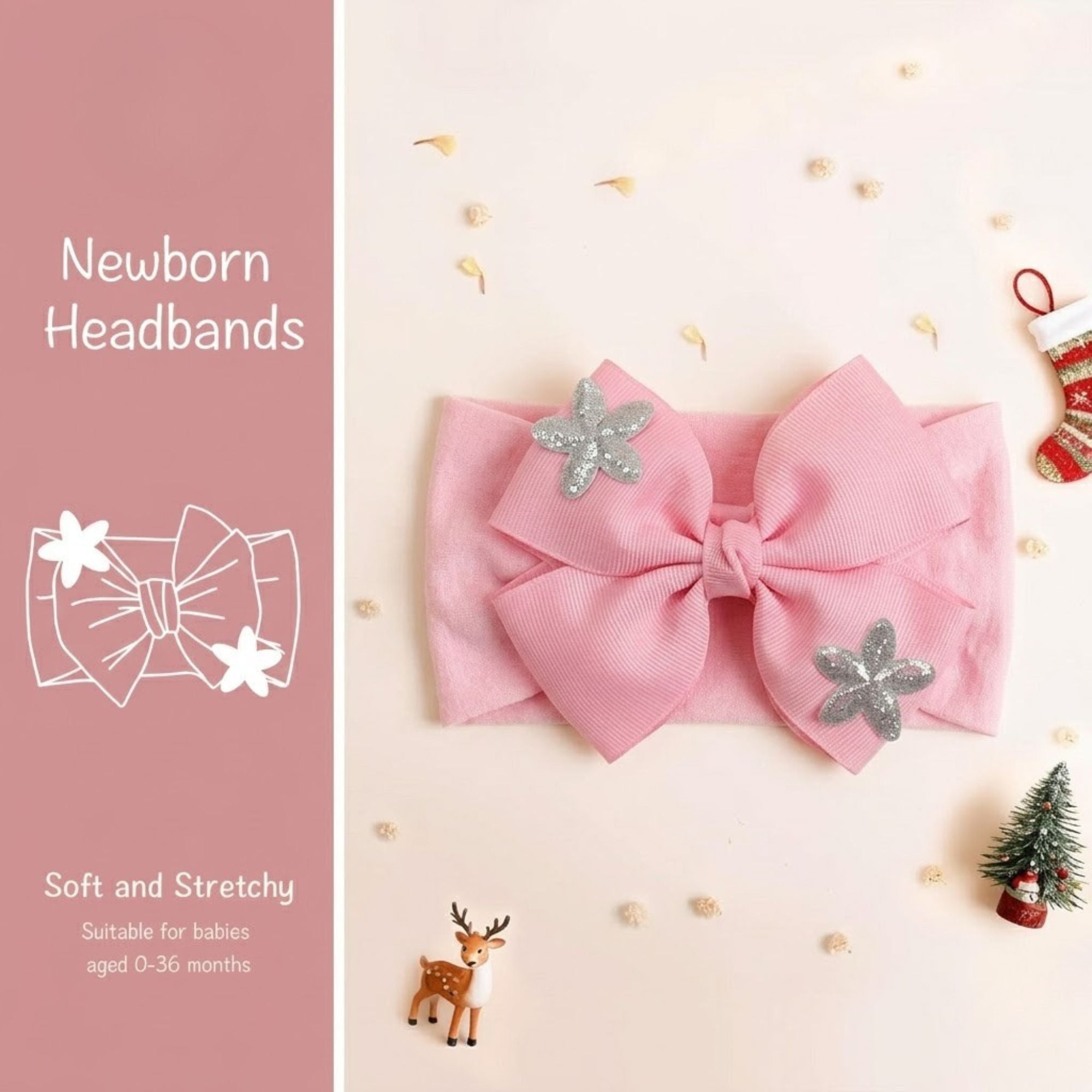 Cute Baby Bow Headband for Newborns & Infants Headbands product image 9