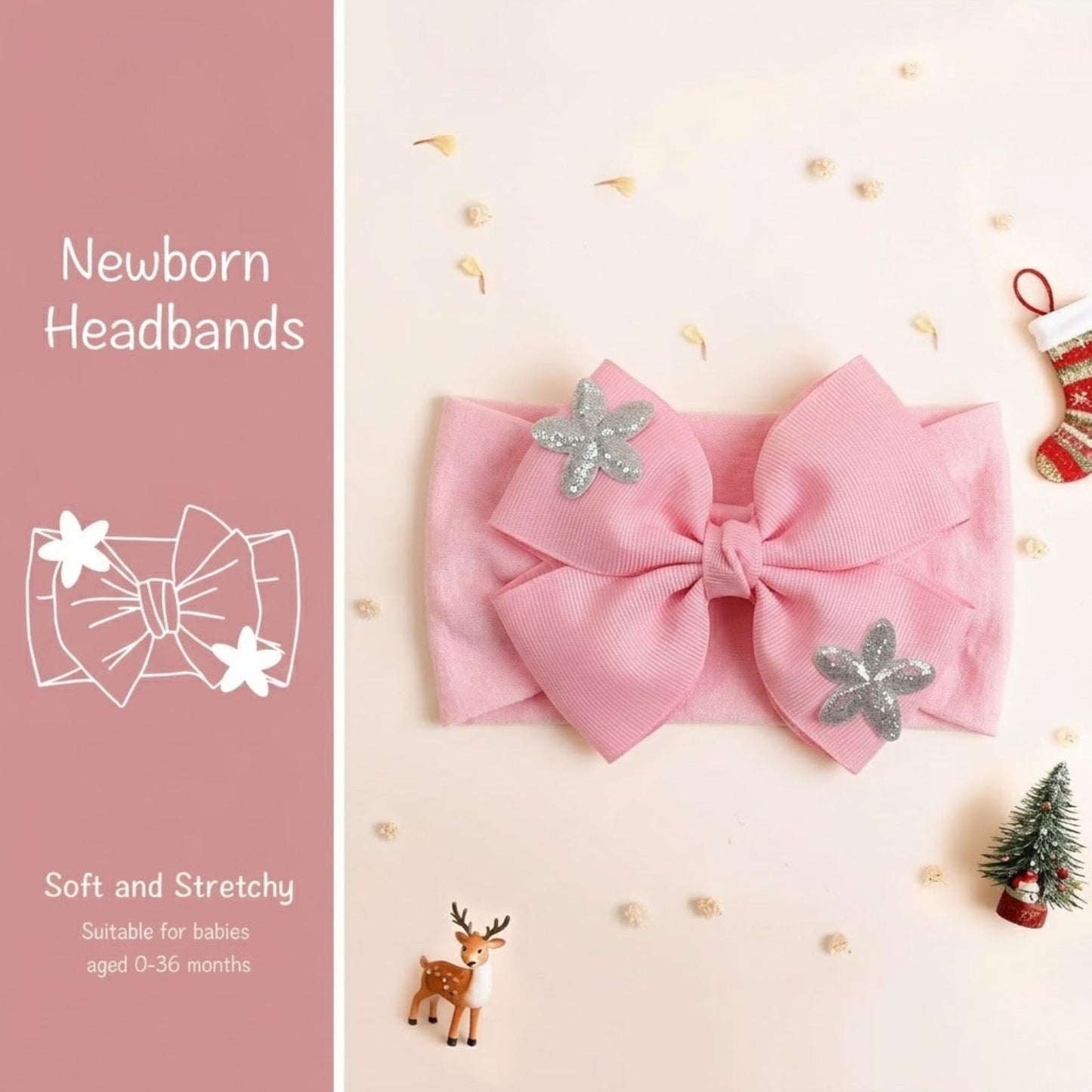 Cute Baby Bow Headband for Newborns & Infants Headbands product image 9