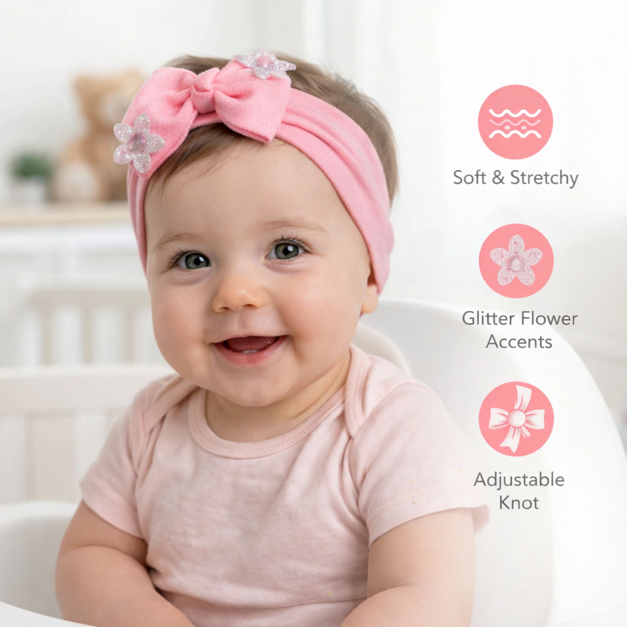 Cute Baby Bow Headband for Newborns & Infants Headbands product image 10