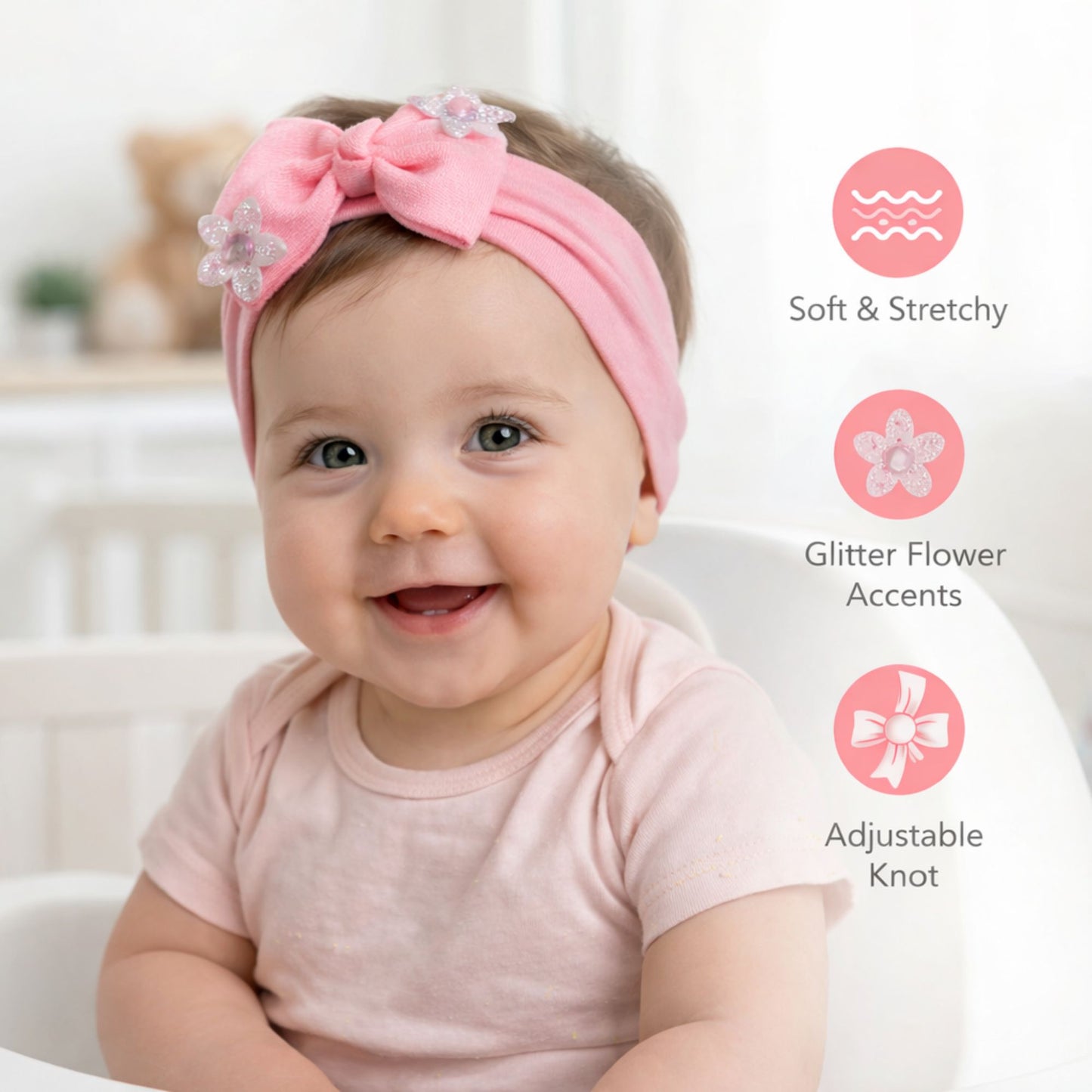 Cute Baby Bow Headband for Newborns & Infants Headbands product image 10