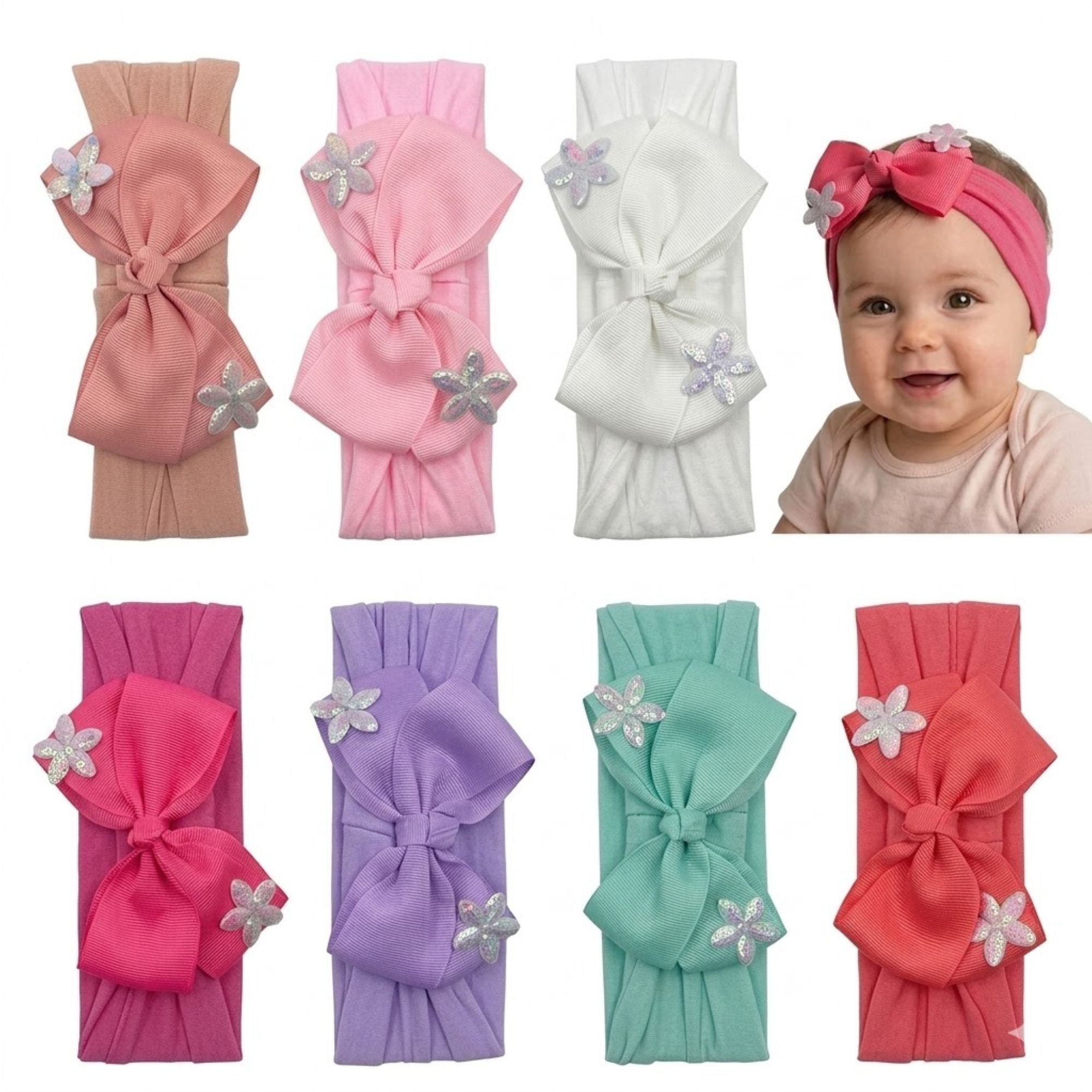 Cute Baby Bow Headband for Newborns & Infants Headbands product image 8