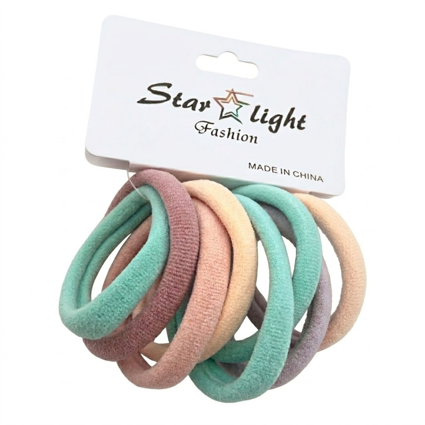 Premium Multicolor Soft Hair Ties Soft No Damage Elastic Bands Hair Bands main product image
