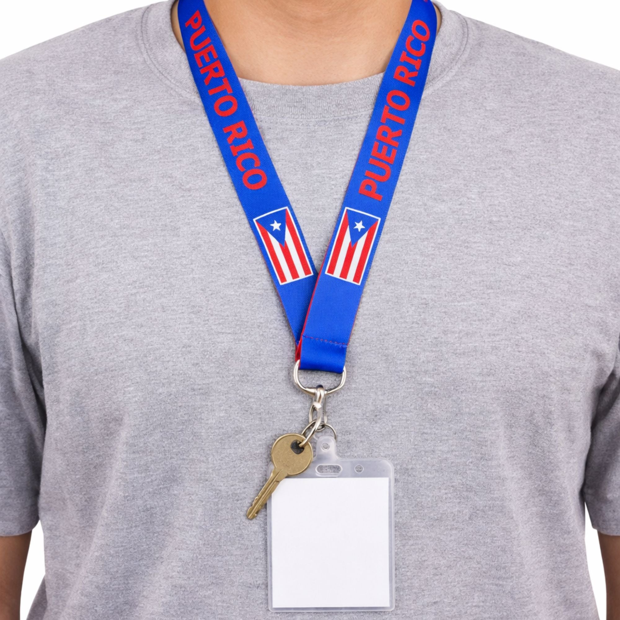 Puerto Rico Flag Lanyard Keychain Neck Strap for Keys, 1 Pack Keychain, Novelty & Souvenir Catalog size and feature image