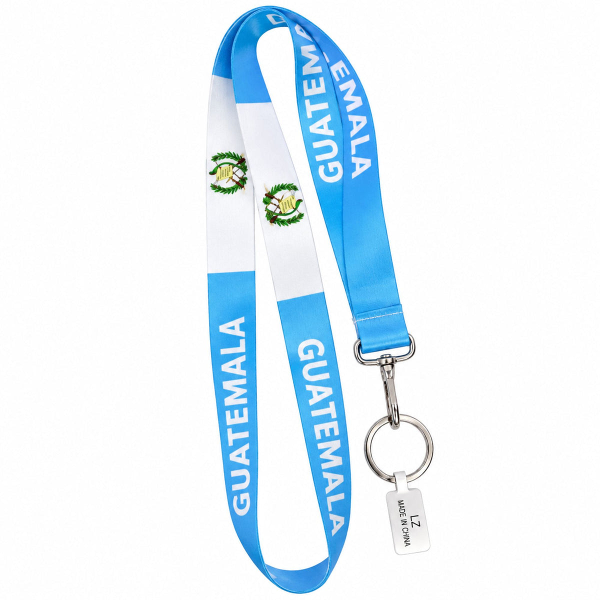 Guatemala Flag Lanyard Keychain with Quick Release – Neck Strap for Keys