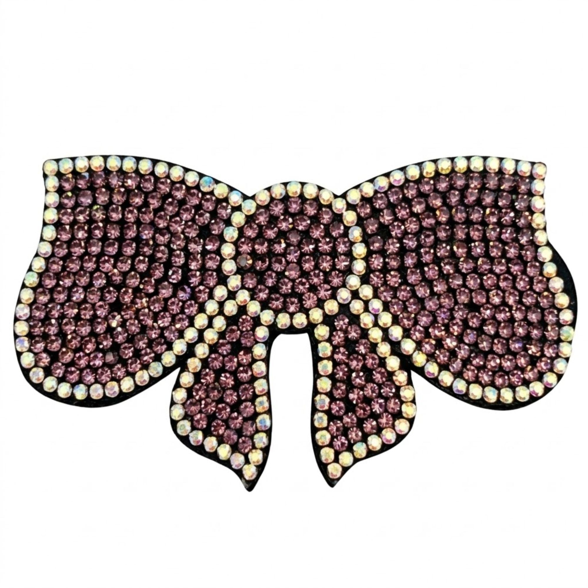 2.75" Sparkling Rhinestone Bow Knot Hair Barrette French Clip Hair Pins, Claws & Clips product detail image