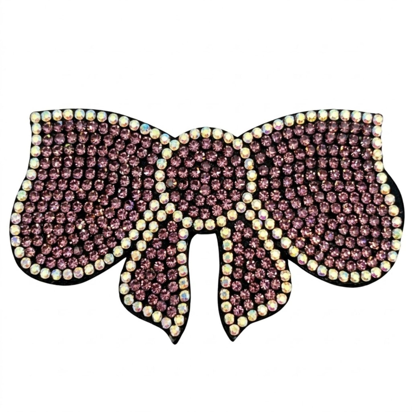 2.75" Sparkling Rhinestone Bow Knot Hair Barrette French Clip Hair Pins, Claws & Clips product detail image