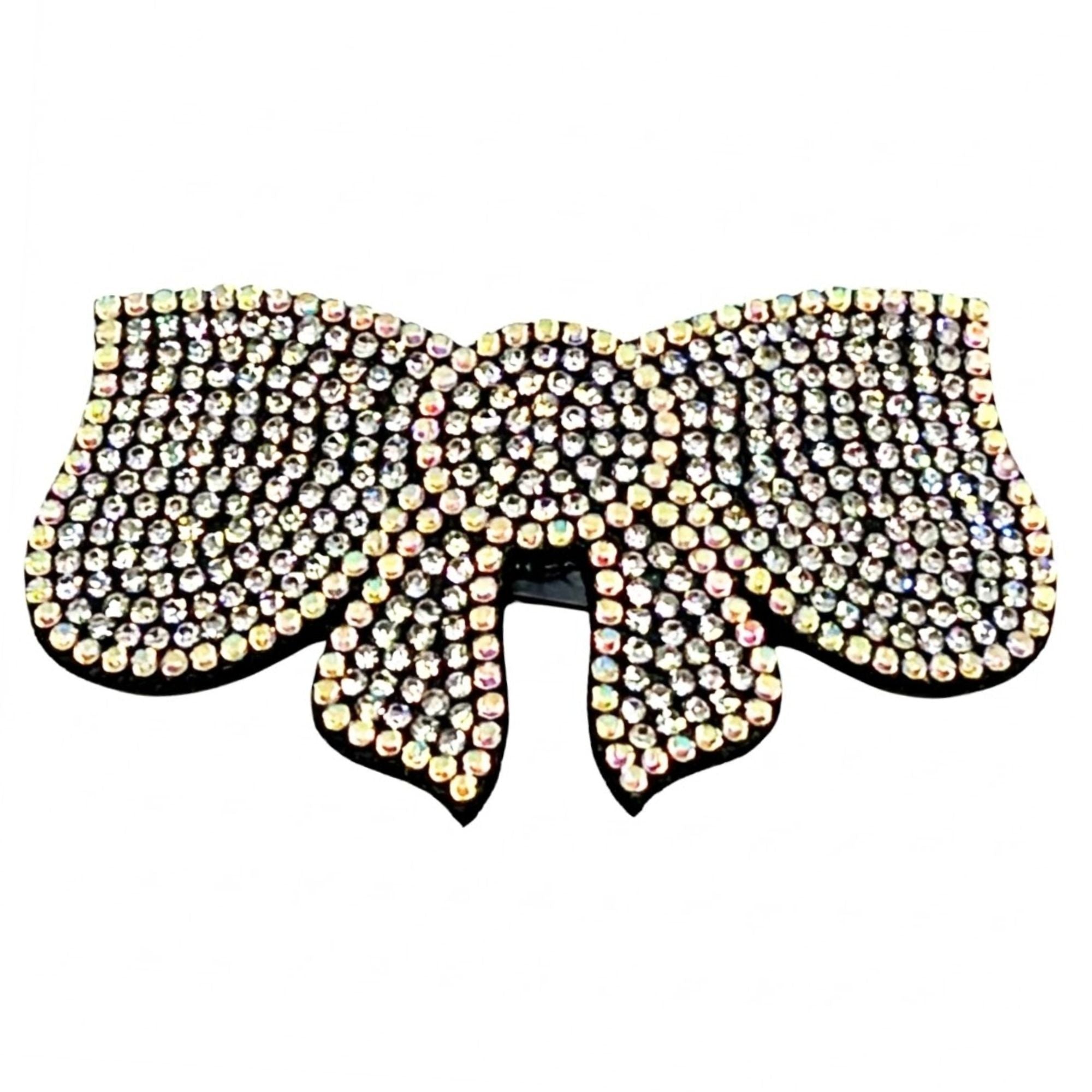 2.75" Sparkling Rhinestone Bow Knot Hair Barrette French Clip Hair Pins, Claws & Clips product image 5