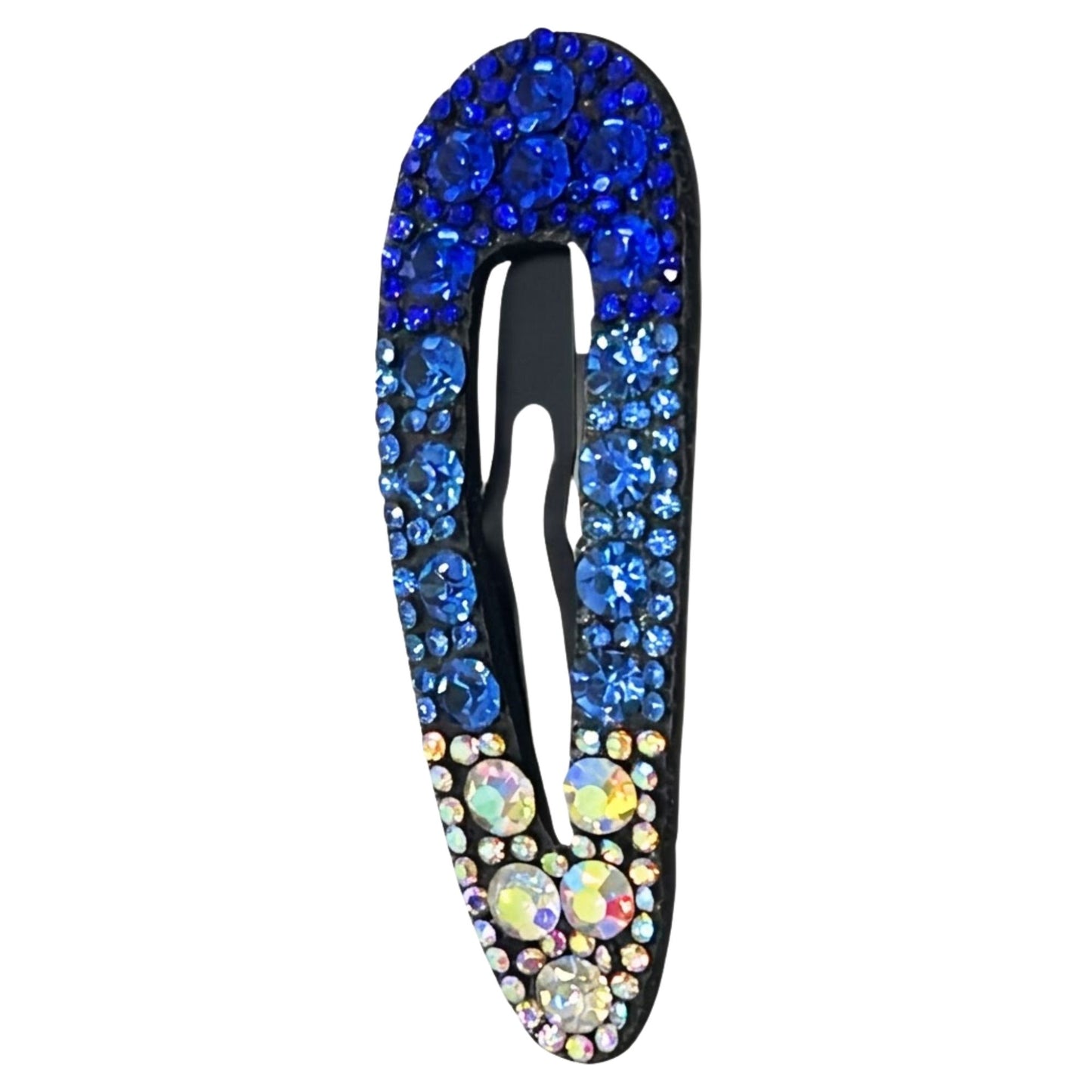 3.25" Crystal Rhinestone Snap Hair Clips for Women and Girls Hair Pins, Claws & Clips product detail image