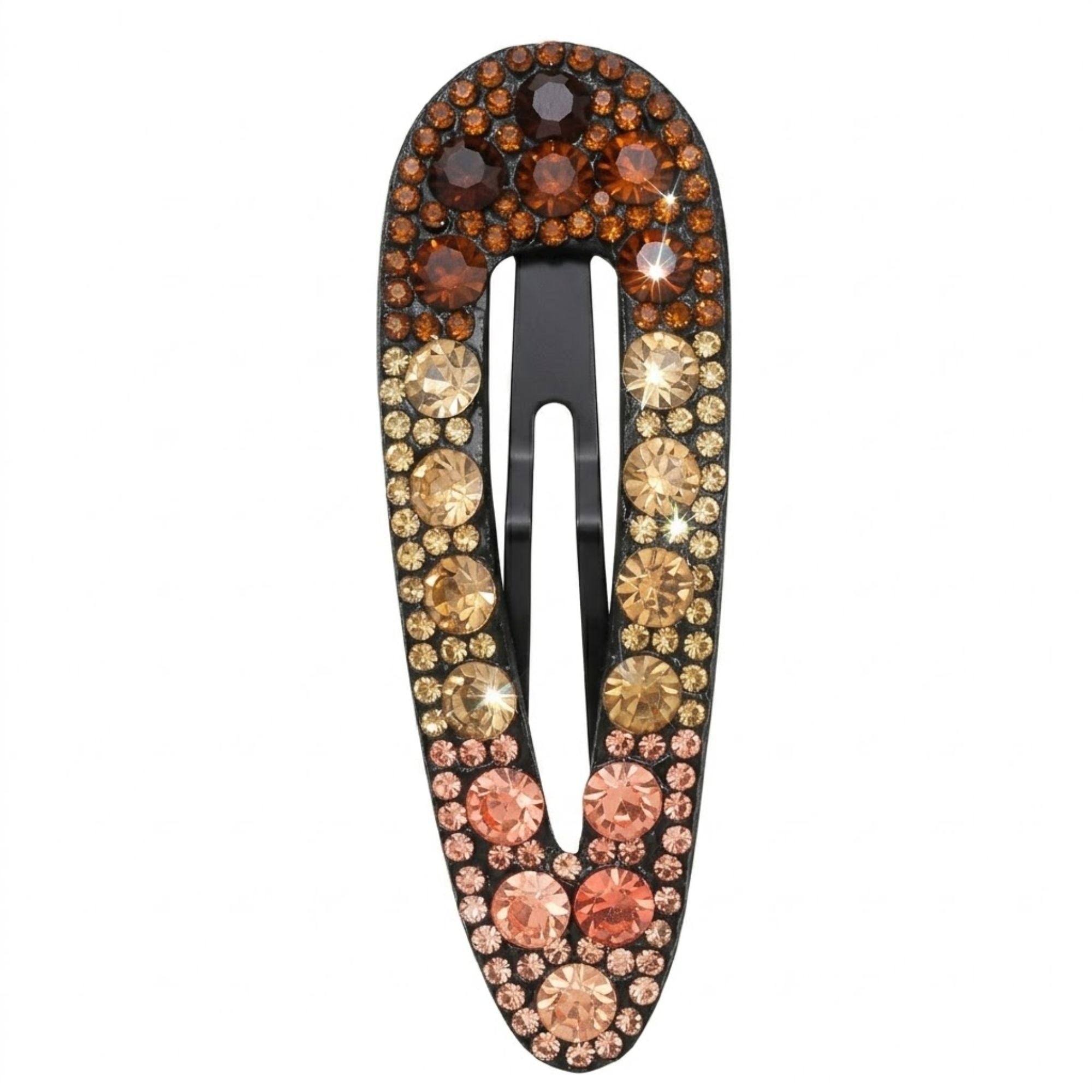3.25" Crystal Rhinestone Snap Hair Clips for Women and Girls Hair Pins, Claws & Clips product image 6