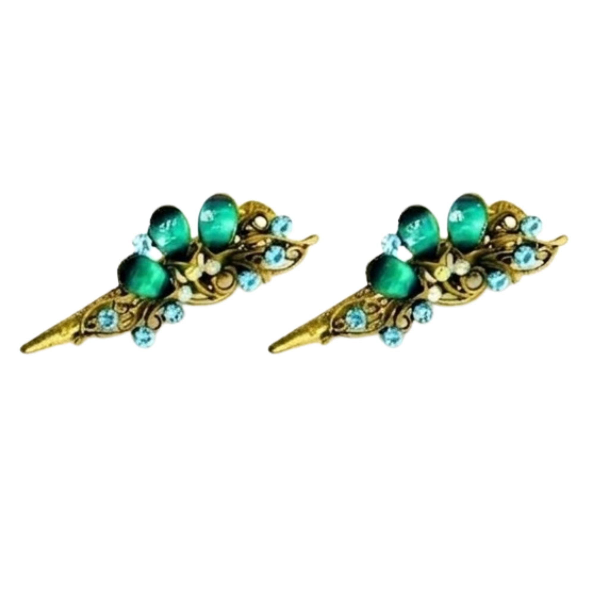 2 PCS Vintage Rhinestone Hair Clips for Women & Girls vintage hair clip product image 7