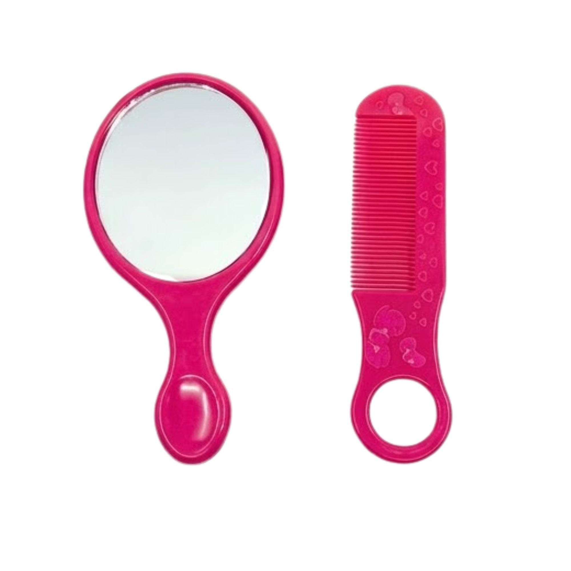 Compact Grooming Comb and Mirror Set Travel Essentials 2 Pcs Folding hair comb size and feature image