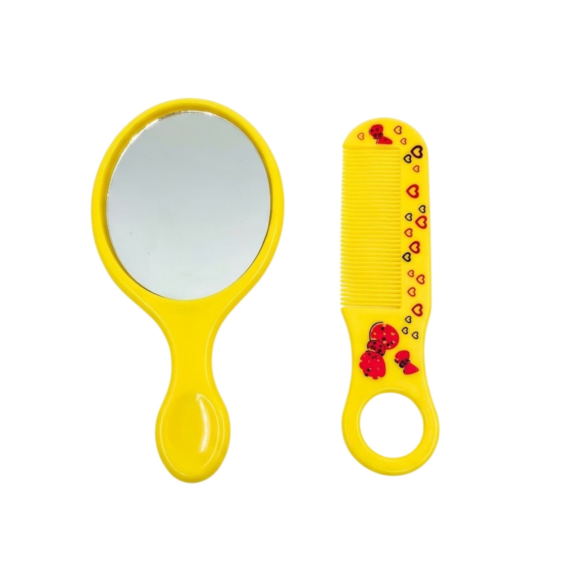 Compact Grooming Comb and Mirror Set Travel Essentials 2 Pcs Folding hair comb product image 6
