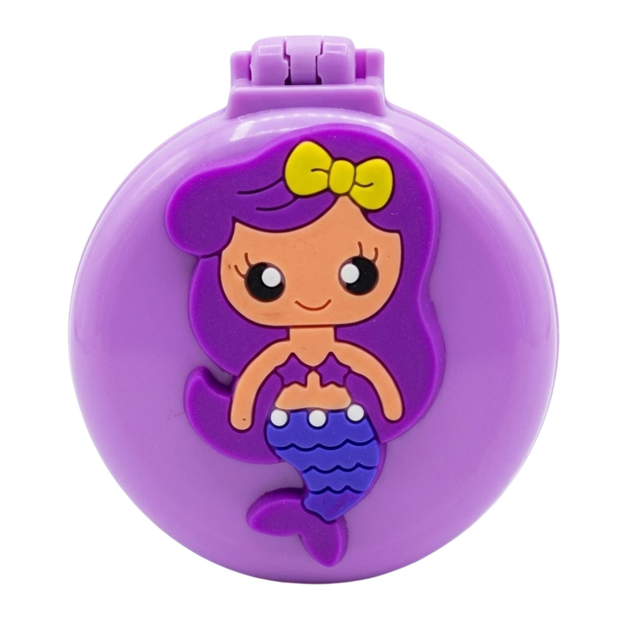 Kids Mermaid Makeup Mirror Hair Brush Compact Toy 1 Pack Foldable hair brushes product detail image