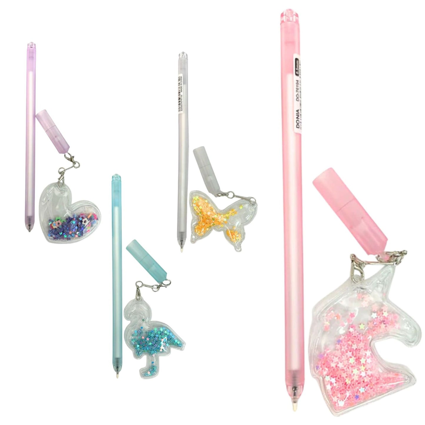 Flash Powder Pendant Blue Ink Pen: 1 Pack