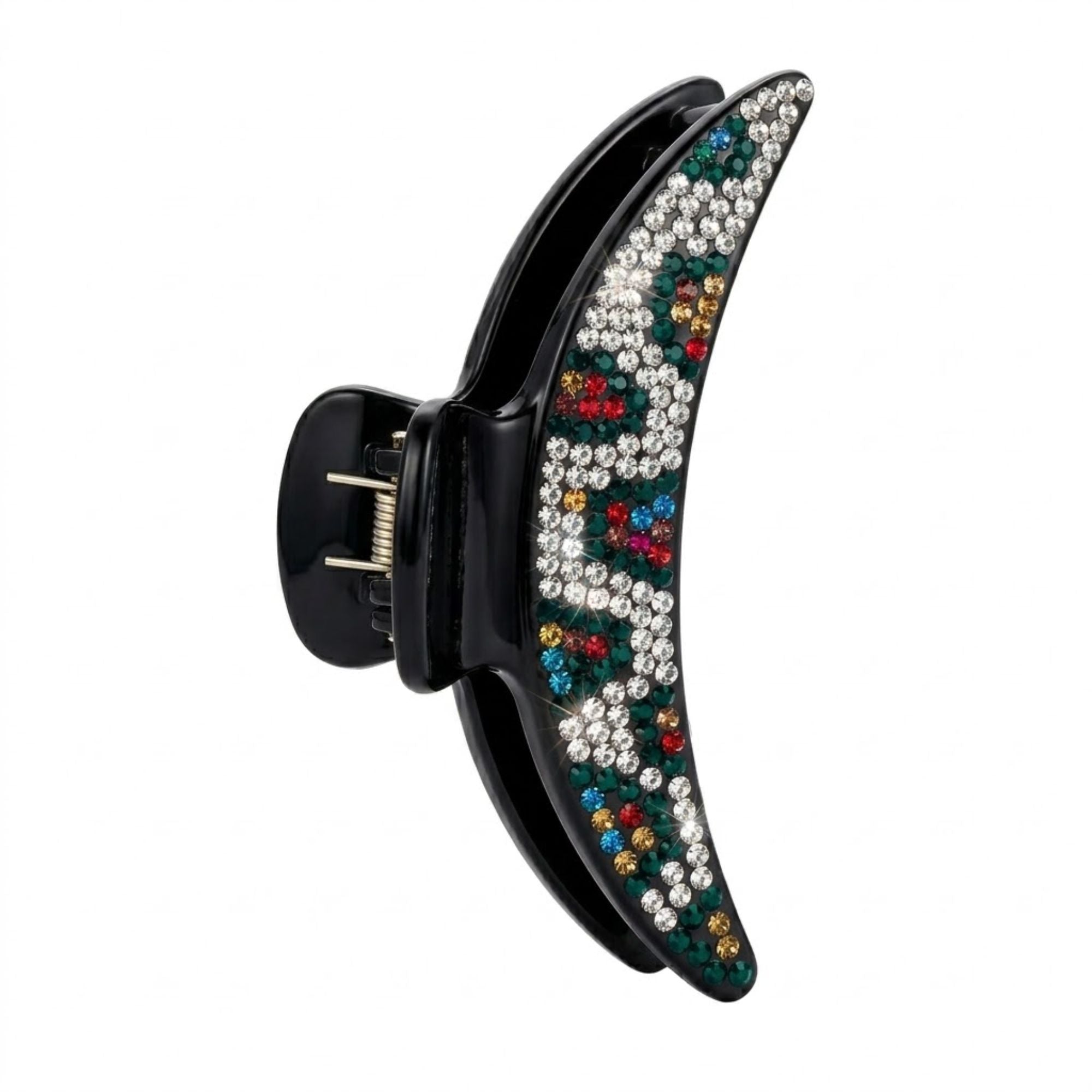 Elegant Sparkling Rhinestone Crescent Hair Claw Clip Hair Clipper & Trimmer Accessories size and feature image