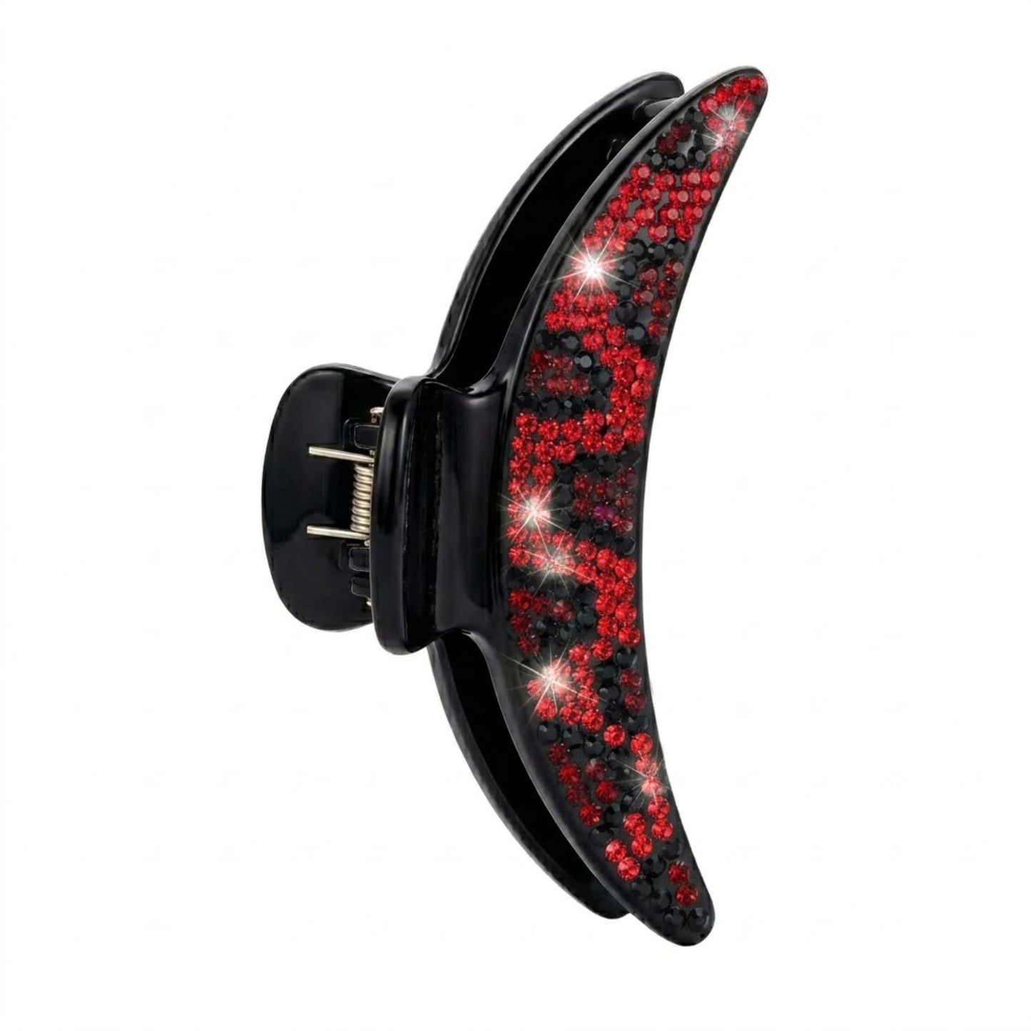 Elegant Sparkling Rhinestone Crescent Hair Claw Clip Hair Clipper & Trimmer Accessories lifestyle use image