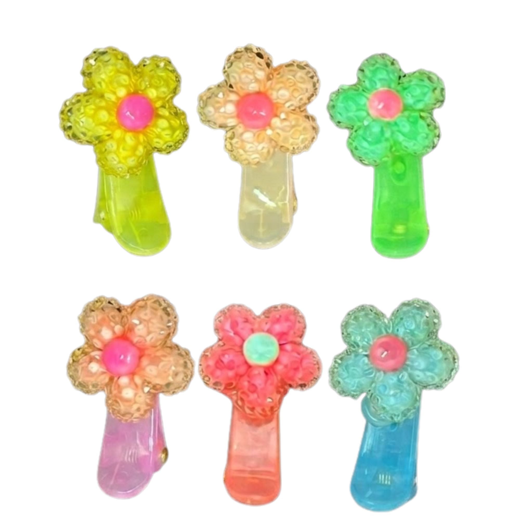 Sparkling Flower Hair Clips for Toddlers and Kids 3 Pieces Hair Pins, Claws & Clips main product image