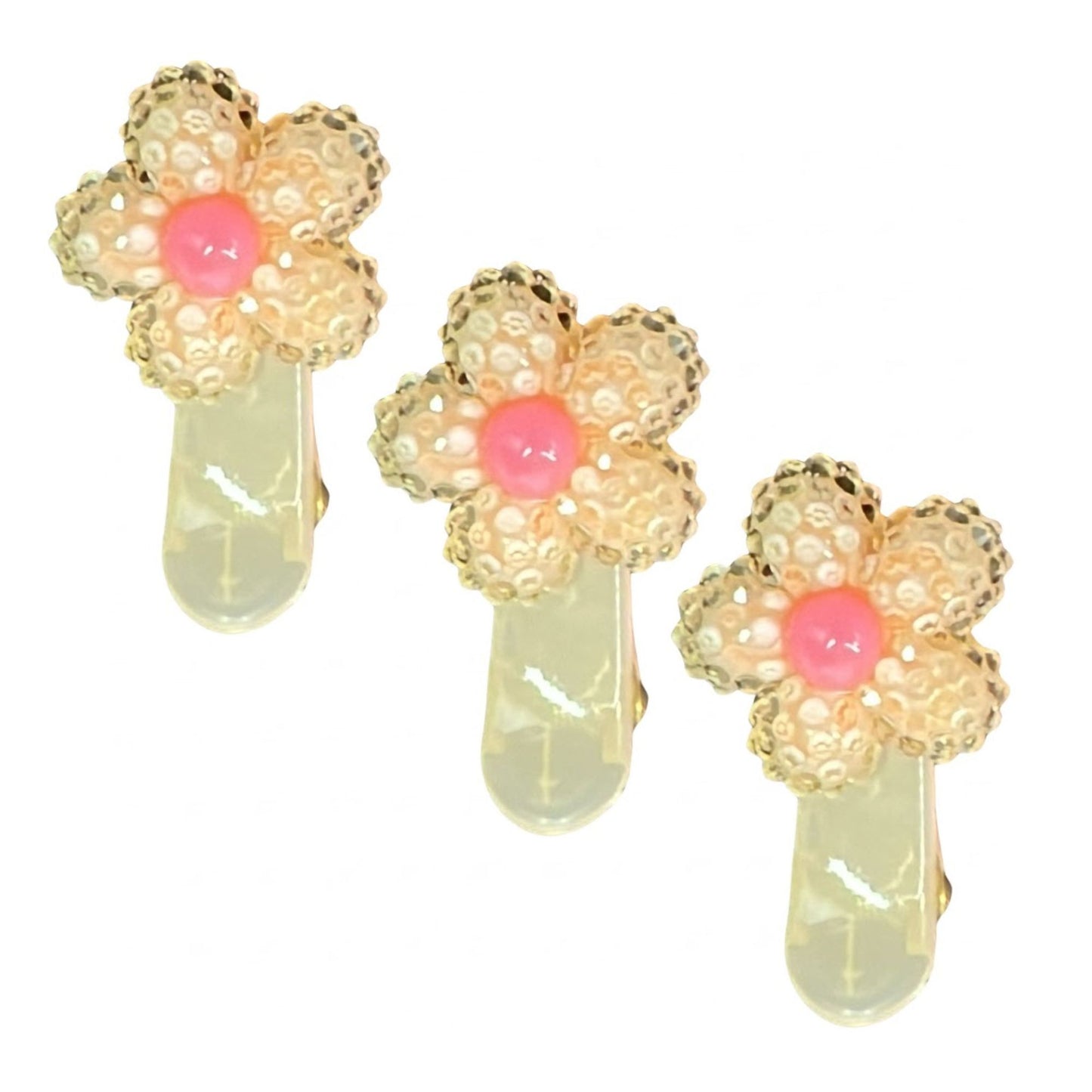 Sparkling Flower Hair Clips for Toddlers and Kids 3 Pieces Hair Pins, Claws & Clips product image 6