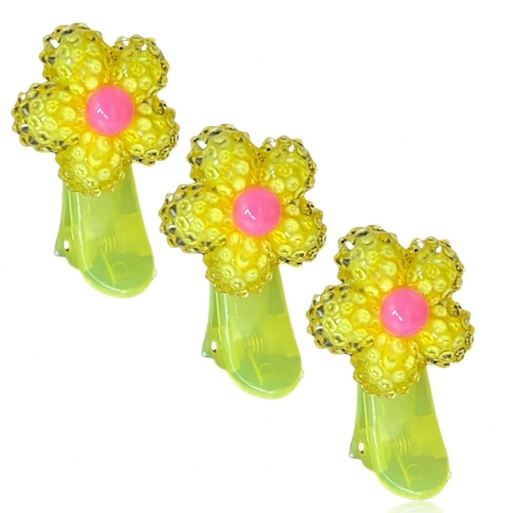 Sparkling Flower Hair Clips for Toddlers and Kids 3 Pieces Hair Pins, Claws & Clips product image 7