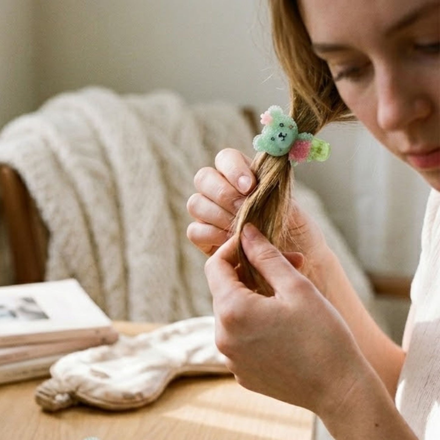Cute Bear Hair Clips Spring Resin Mini Hair Pins 3 Pieces Hair Pins, Claws & Clips product image 8