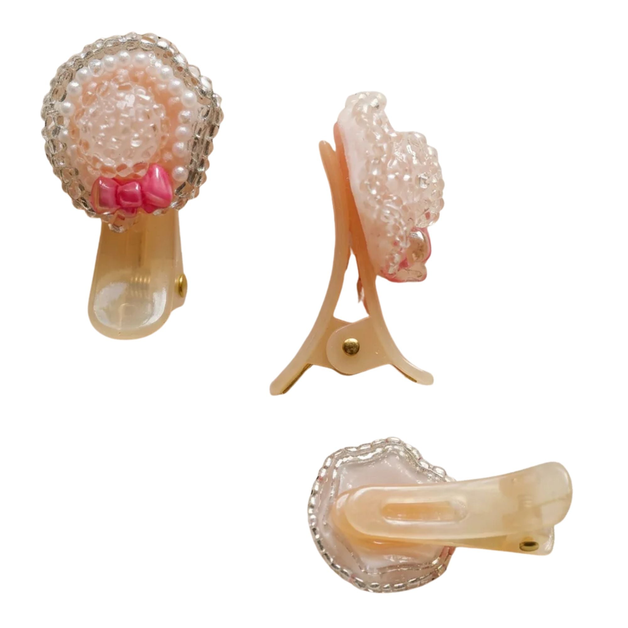 Elegant Acetate Floral Charm Duckbill Hair Clips for Kids 3 Pack Hair Pins, Claws & Clips product image 5