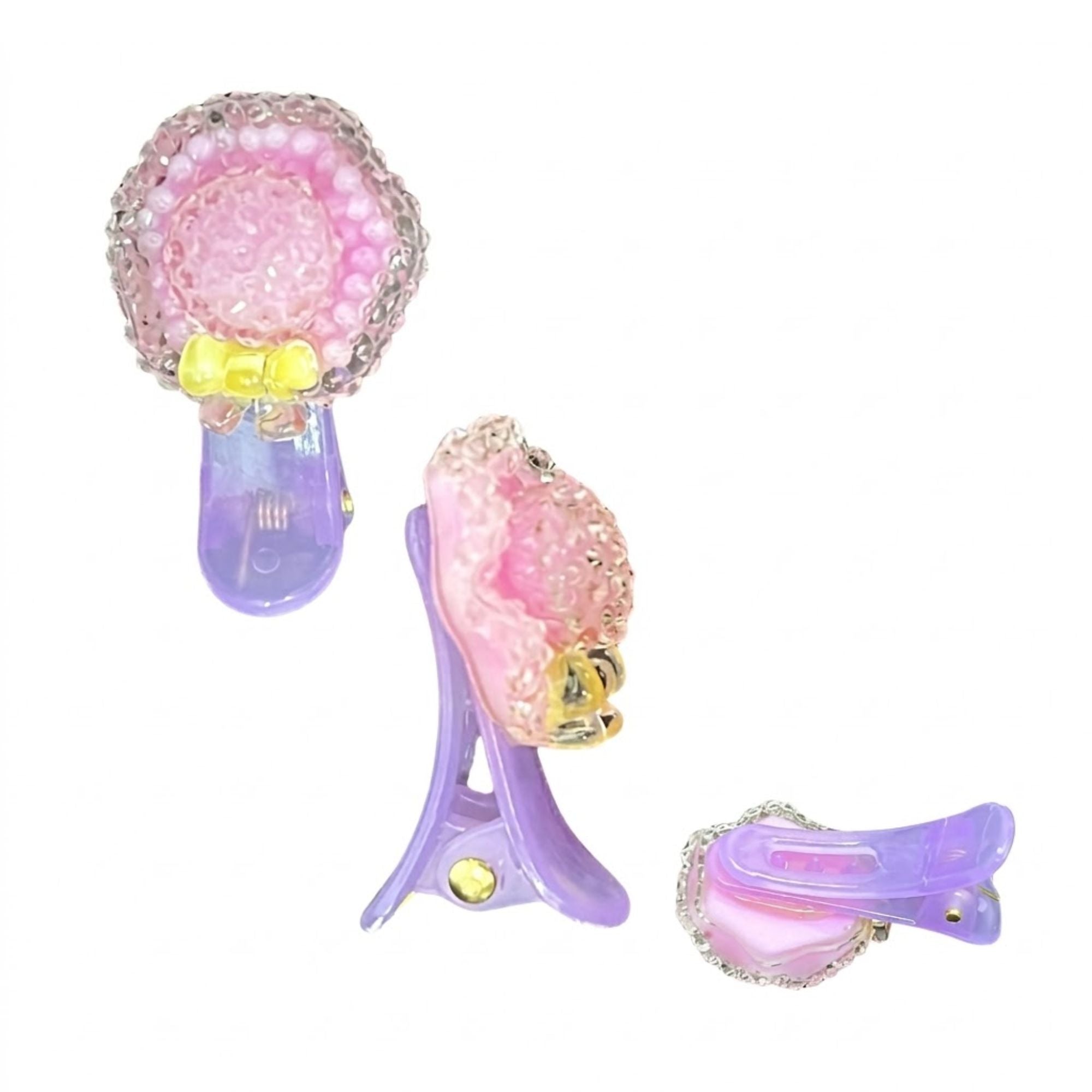 Elegant Acetate Floral Charm Duckbill Hair Clips for Kids 3 Pack Hair Pins, Claws & Clips product image 7
