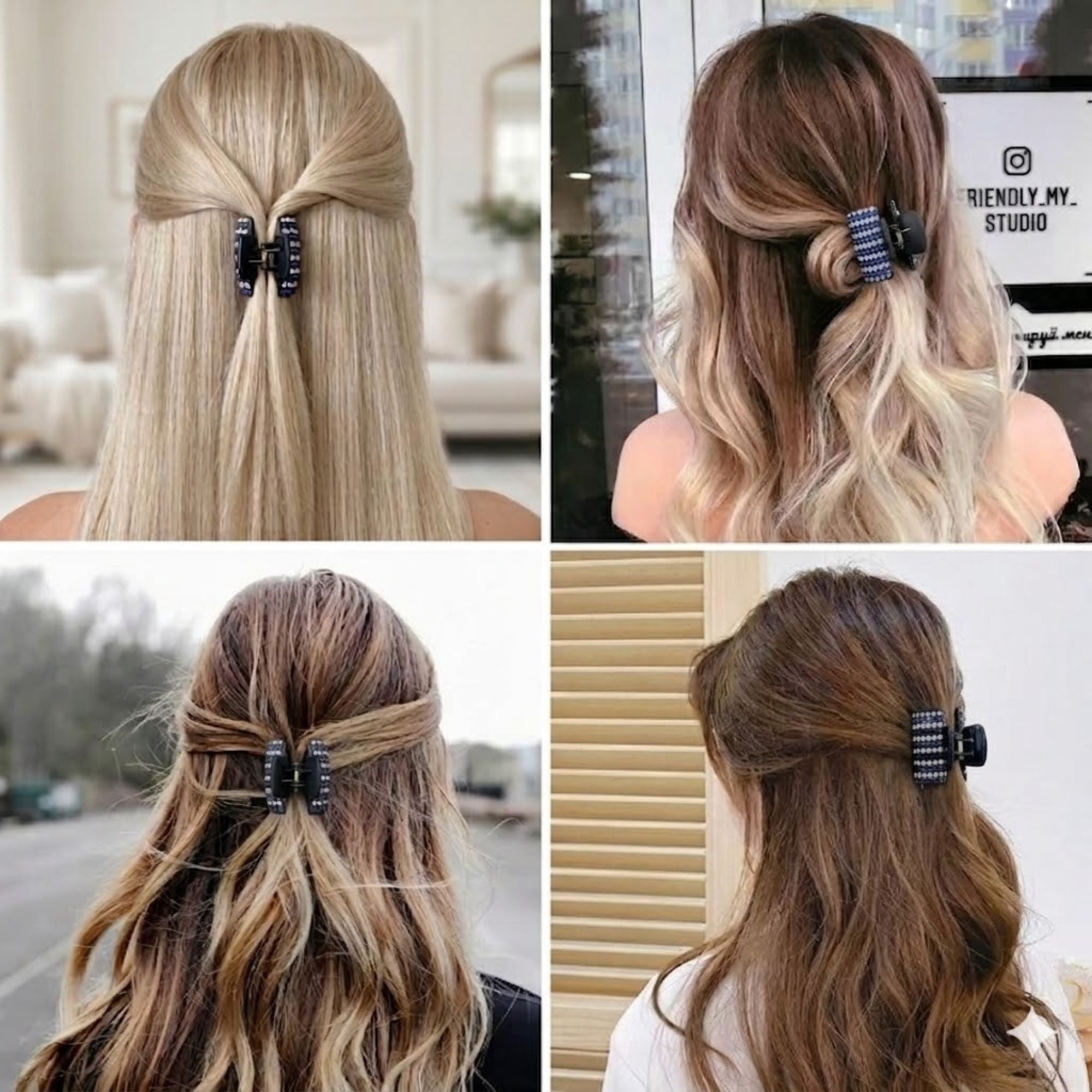 Elegant Rhinestone Hair Claw Clip for Girls and Women hair claw clips product image 10