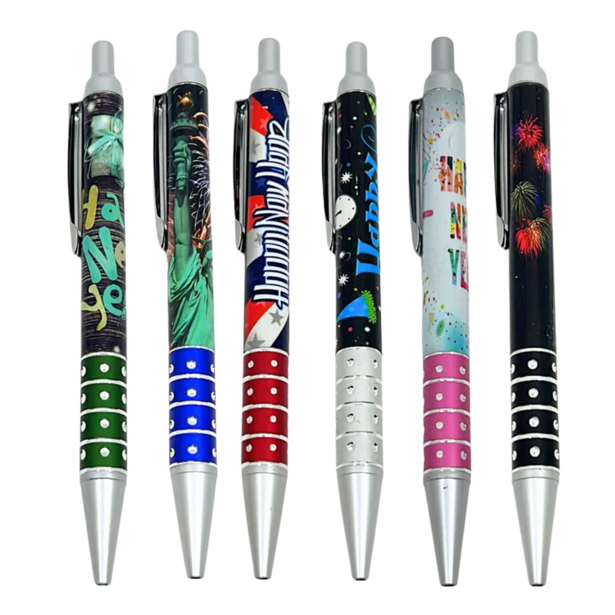Happy New Year Pen with Soft Grip: 1 Pack