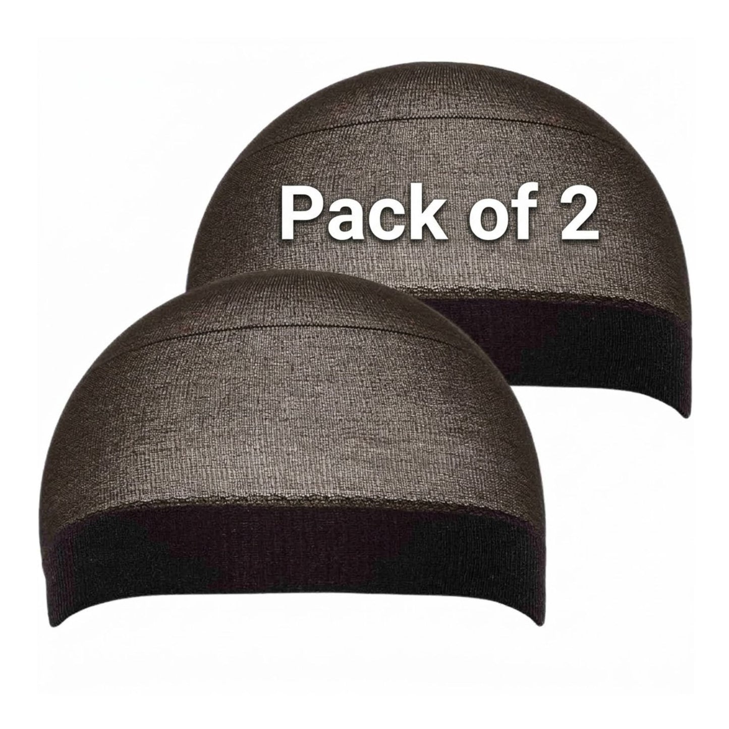 2 Pack Ultra Stretch Stocking Wave Caps Fits All Sizes product detail image