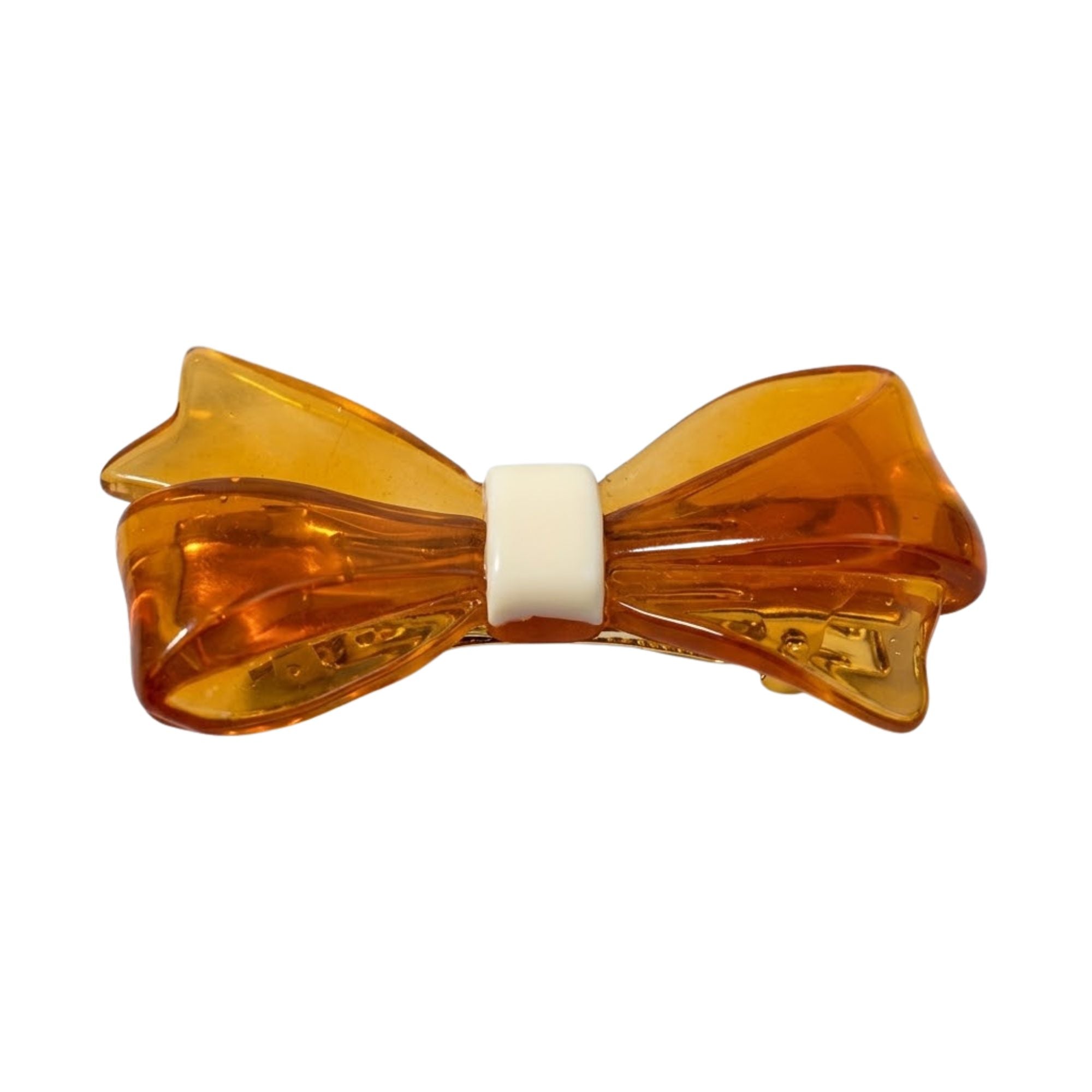 2" Elegant Bow Hair Clip Durable Resin Stylish Grip Fit hair clips lifestyle use image