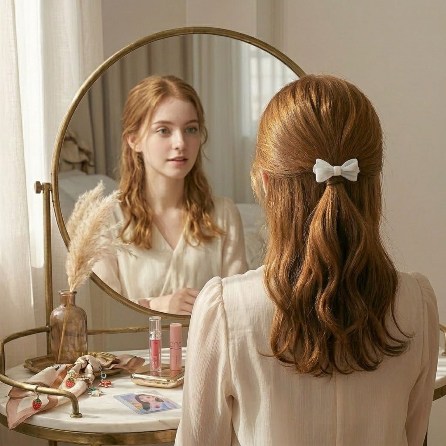 2" Elegant Bow Hair Clip Durable Resin Stylish Grip Fit hair clips product image 9