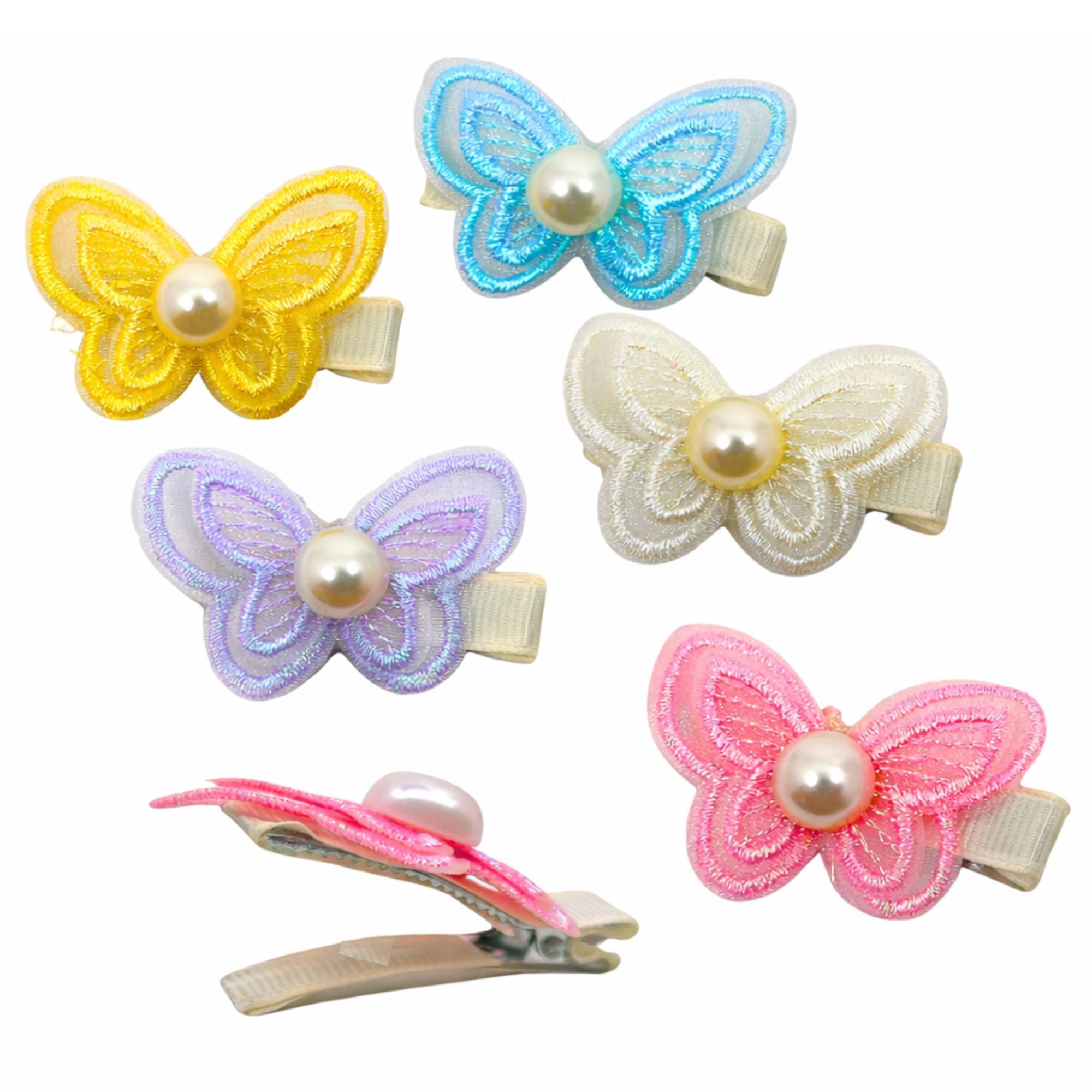 2" Sparkling Butterfly Alligator Hair Clips 1 Piece main product image