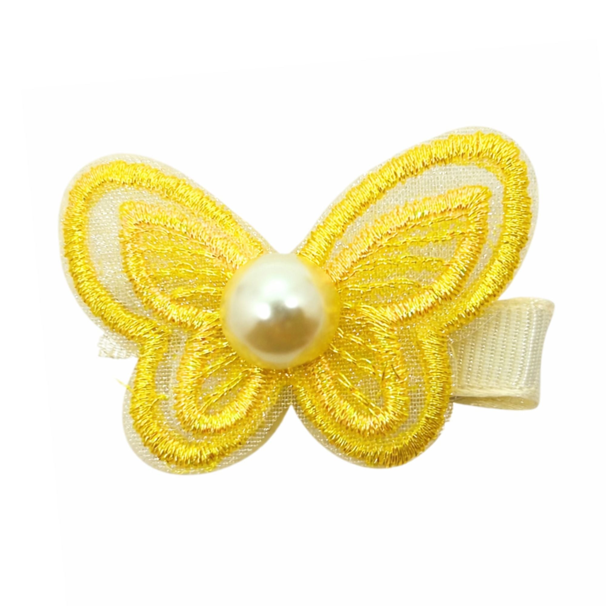 2" Sparkling Butterfly Alligator Hair Clips 1 Piece product detail image